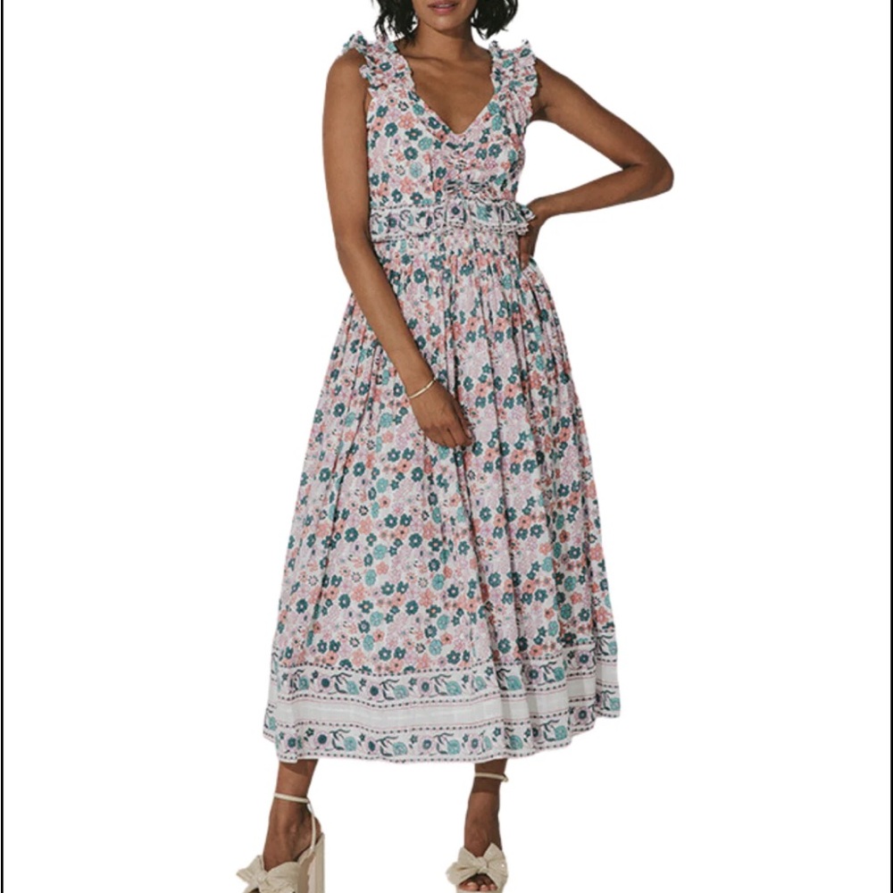 Cleobella Lorelai Floral Maxi Dress - Multicolor